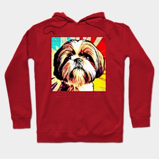 Shih Tzu pop art Hoodie